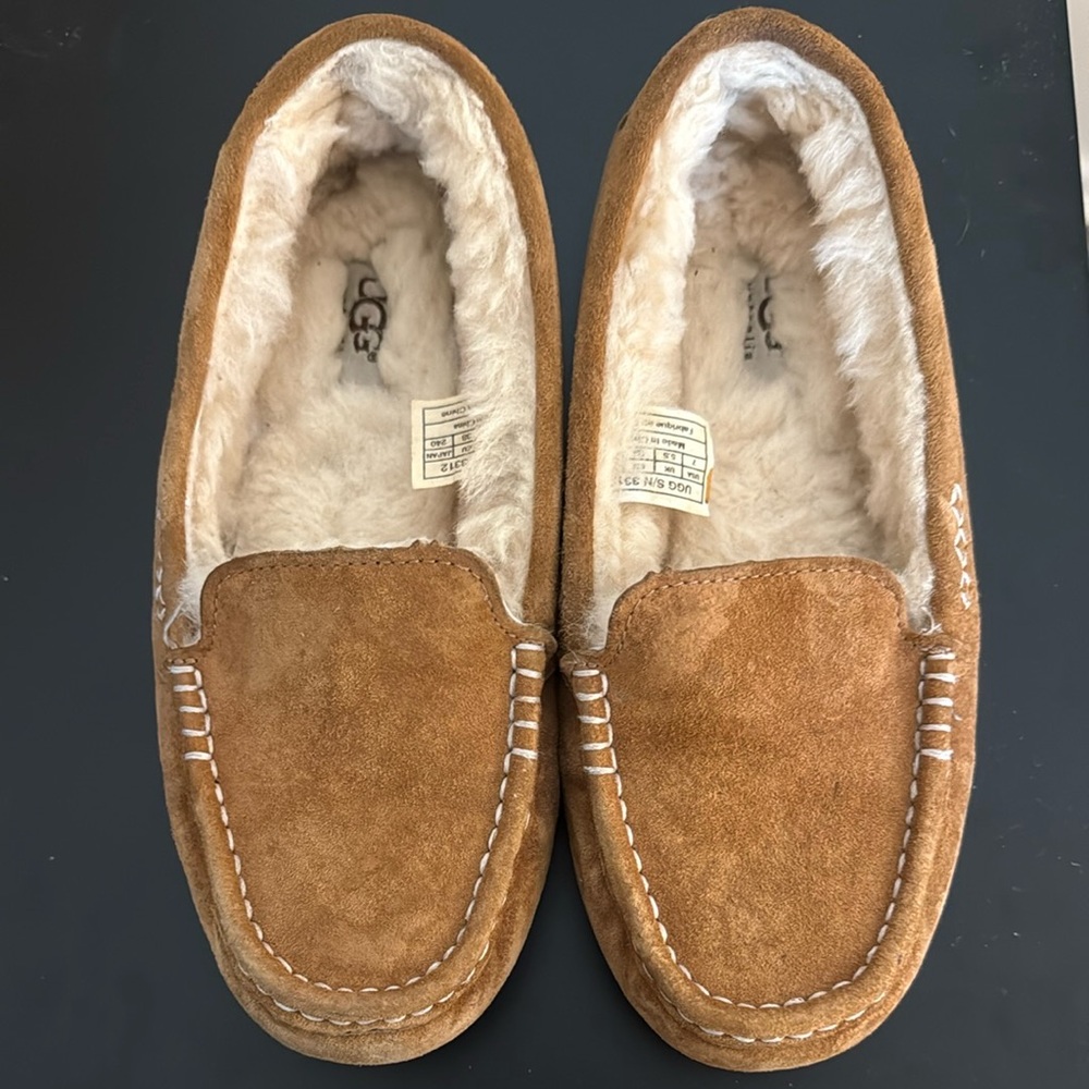 UGG Women’s Ansley Suede Slippers Size 7